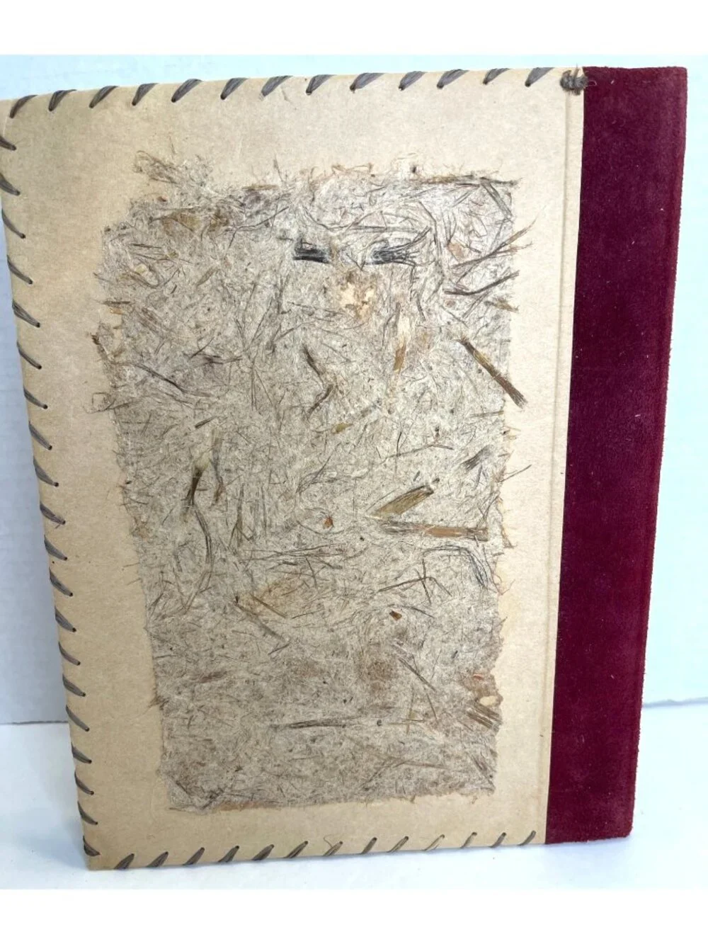 Africa Notebook Journal Book Kenya Flag Colors Bead Pen Recycled Paper Handmade